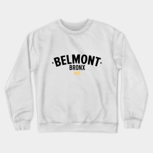 New York Bronx - New York Bronx Schriftzug - Bronx Logo - Bronx Belmont Crewneck Sweatshirt